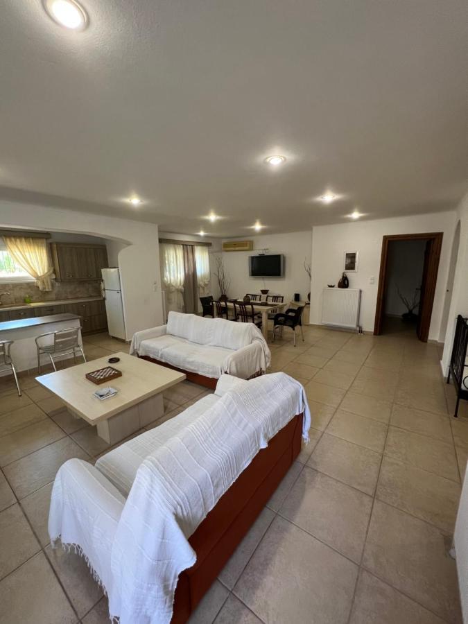 Apartment In Salamina With Garden & Sea View Selinia Extérieur photo
