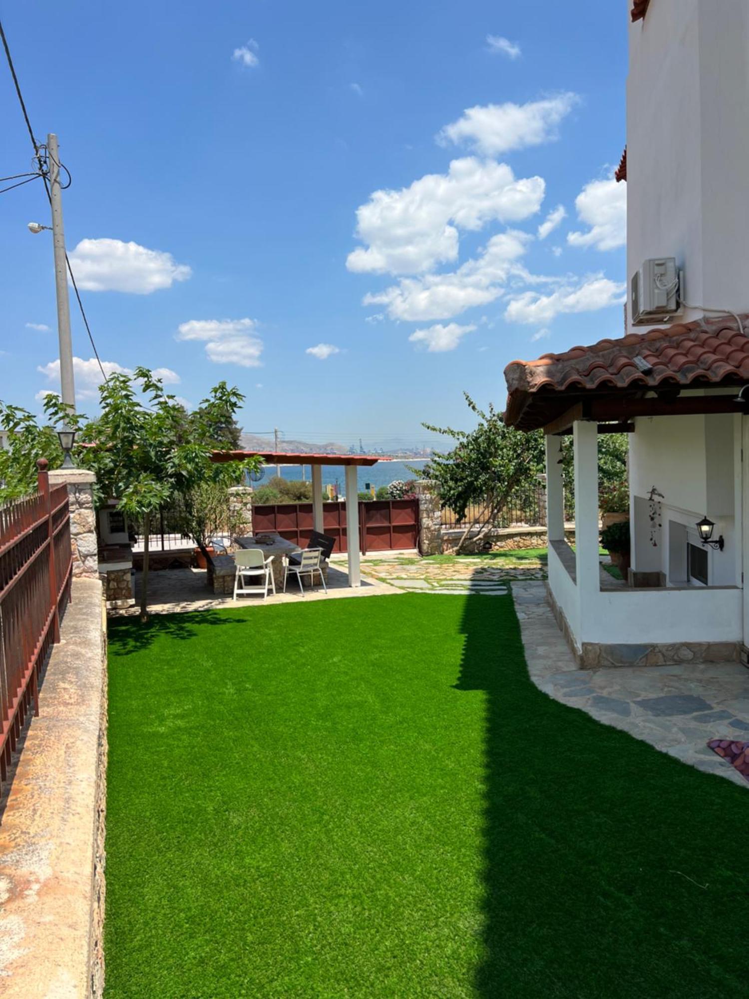 Apartment In Salamina With Garden & Sea View Selinia Extérieur photo