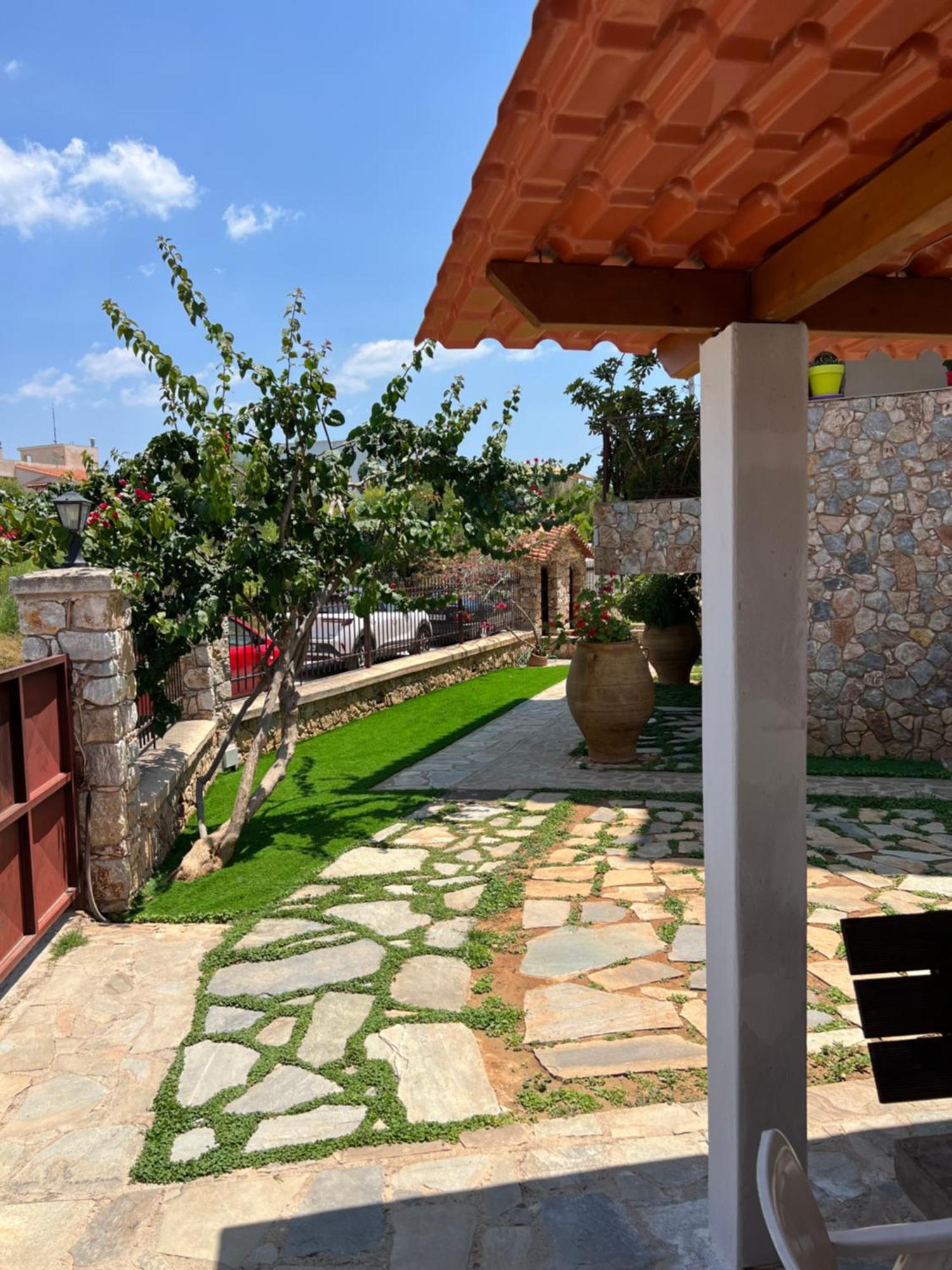 Apartment In Salamina With Garden & Sea View Selinia Extérieur photo